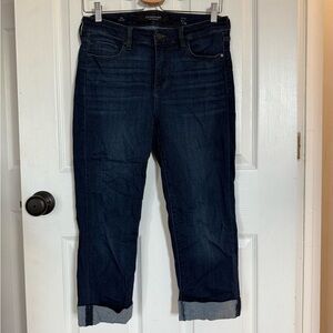 Liverpool Dark Indigo Ankle Jeans